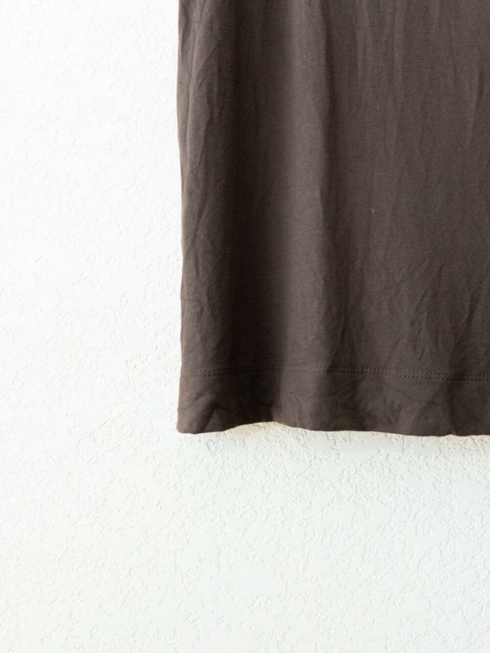 J Jill Wearever Tank Top S Dark Brown Scoop Neck Relaxed Draped Stretch Basic - Picture 13 of 14